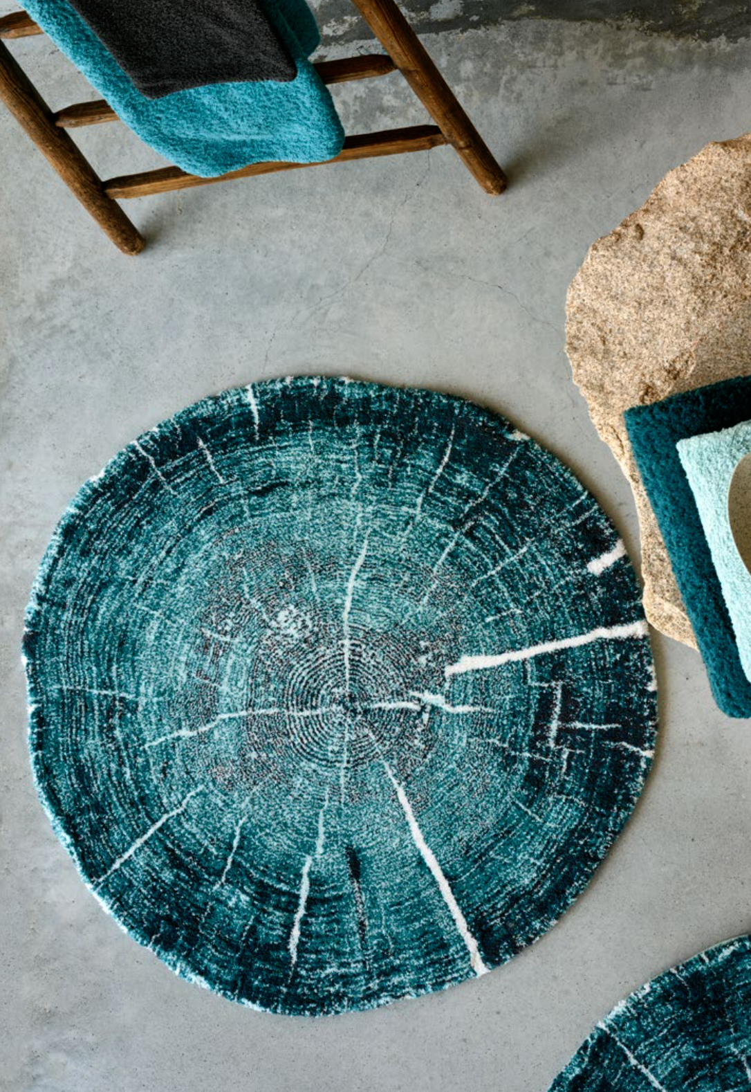 Habidecor FOSSILE bath rug - 100% Egyptian cotton - GIZA / long thread / 1900 g/m²