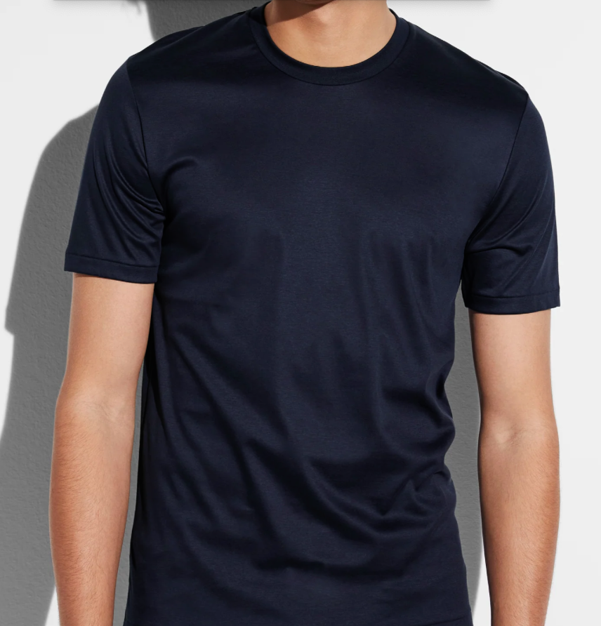 Zimmerli 286 , Sea Island - HEREN  : SHIRT korte mouw SS - 100 % Katoen