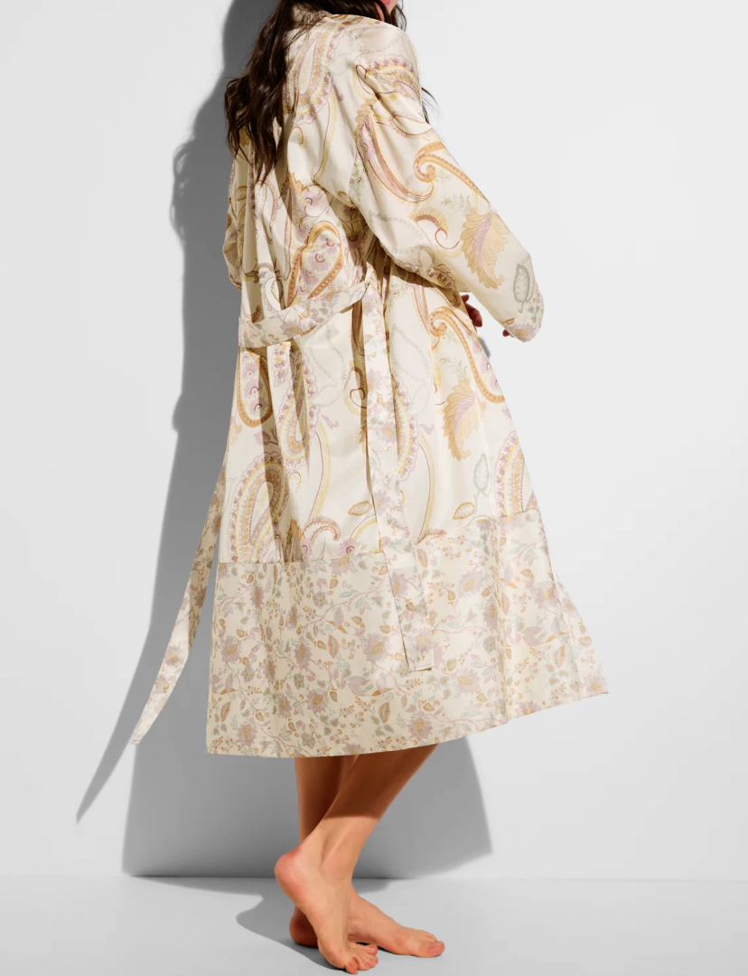 Zimmerli  Long dressing gown for women - nightwear - 65% cotton / 35% silk