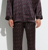 Zimmerli  Long Pyjama Men - 100% Silk, Leaves color