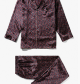 Zimmerli  Pyjama Lang  HEREN  -  100% Zijde , Leaves kleur