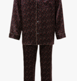 Zimmerli  Pyjama Lang  HEREN  -  100% Zijde , Leaves kleur