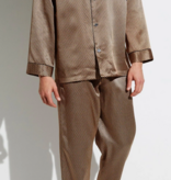 Zimmerli  Long Pyjamas MEN - 100% Silk, Fantasy Gold colour