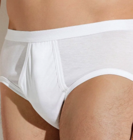 Zimmerli 252, Heren - midden hoge SLIP, met opening  ( Royal classic )- 100% katoen getwijnd fijn, gemerceriseerd garen, RICHELIEU RIB