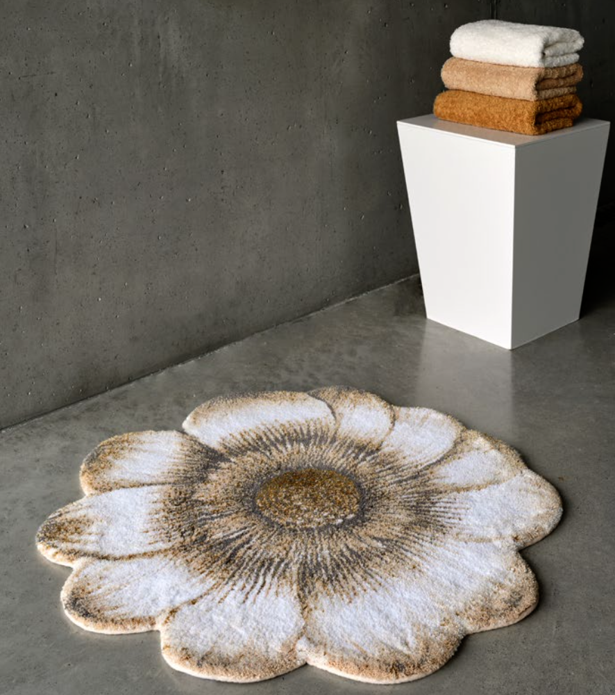 Habidecor Tapis de bain MAGNOLIA - 96 % coton égyptien - GIZA / fil long / 3 % acrylique / 1 % lurex - 2200 g/m²