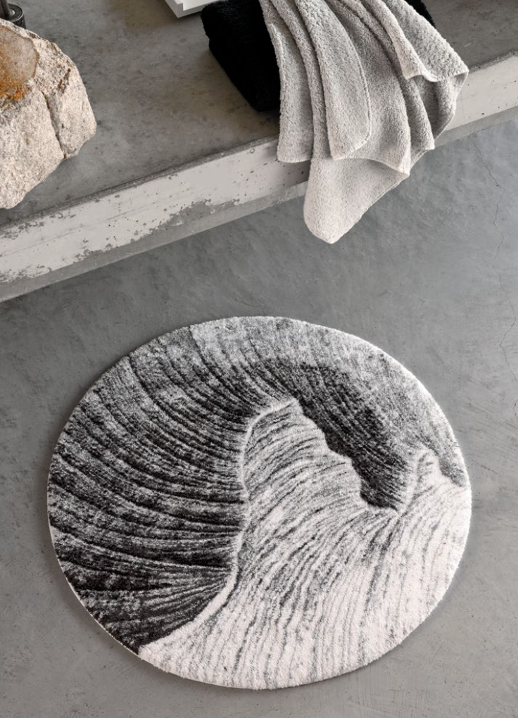 Habidecor Tapis de bain YOJI - 75 % coton égyptien - GIZA / Fil long / 15 % acrylique / 10 % lurex - 2200 g/m²