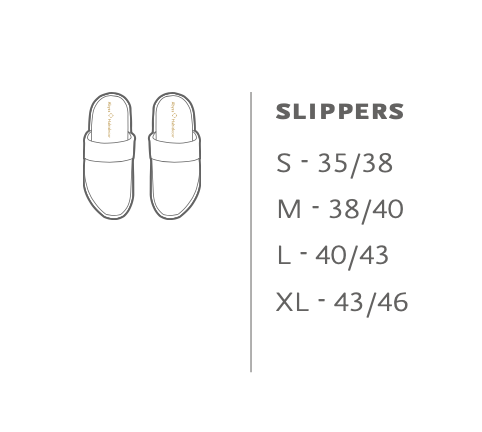 Abyss Slippers   SAUVAGE - 100 % Egyptisch katoen - GIZA / lange draad  , / 550 g/m2