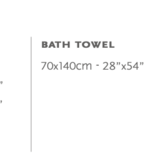 Abyss Embroidered Towels: 100% Giza Egyptian cotton extra long threads 650 gr / m 2