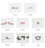 Abyss Handdoeken Geborduurd :  100%  Giza Egyptisch katoen extra lange draden 650 gr / m 2