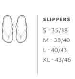 Abyss Slippers   POUSADA  - 100 % Egyptisch katoen - GIZA / lange draad  , /  300 g/m2