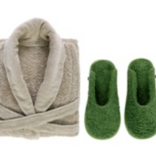 Abyss Slippers   SUPERPILE  - 100 % Egyptisch katoen - GIZA / lange draad  , /  700 g/m2