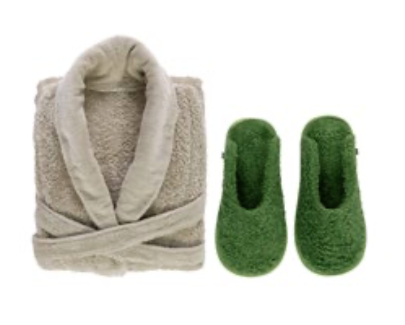 Abyss Slippers   SUPERPILE  - 100 % Egyptisch katoen - GIZA / lange draad  , /  700 g/m2