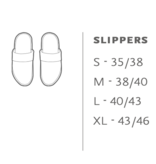 Abyss Slippers   COMFY  - 100 % Egyptisch katoen - GIZA / lange draad   /  500 g/m2