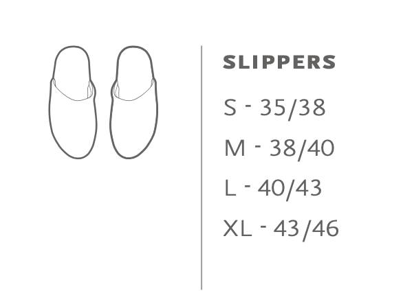 Abyss Slippers ALEX - 100% Egyptian cotton - GIZA / long thread / 500 g/m²