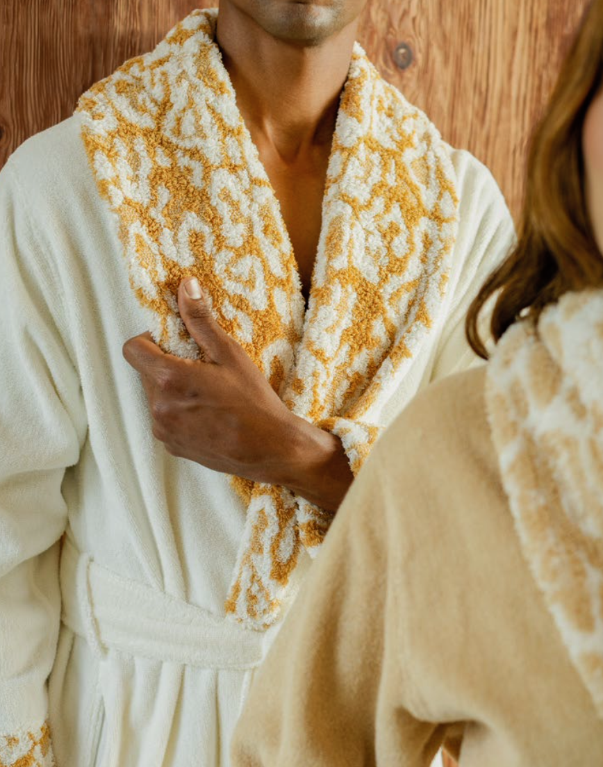 Abyss Peignoir SAUVAGE : 100 % coton égyptien Giza – Fils extra longs / 550 g/m²