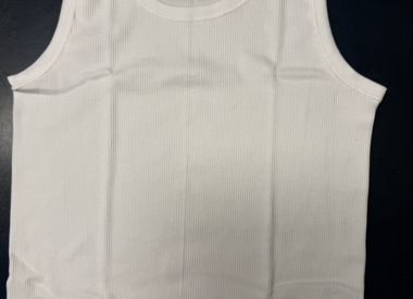 NS shirt (ribbed) Sleeveless shirt