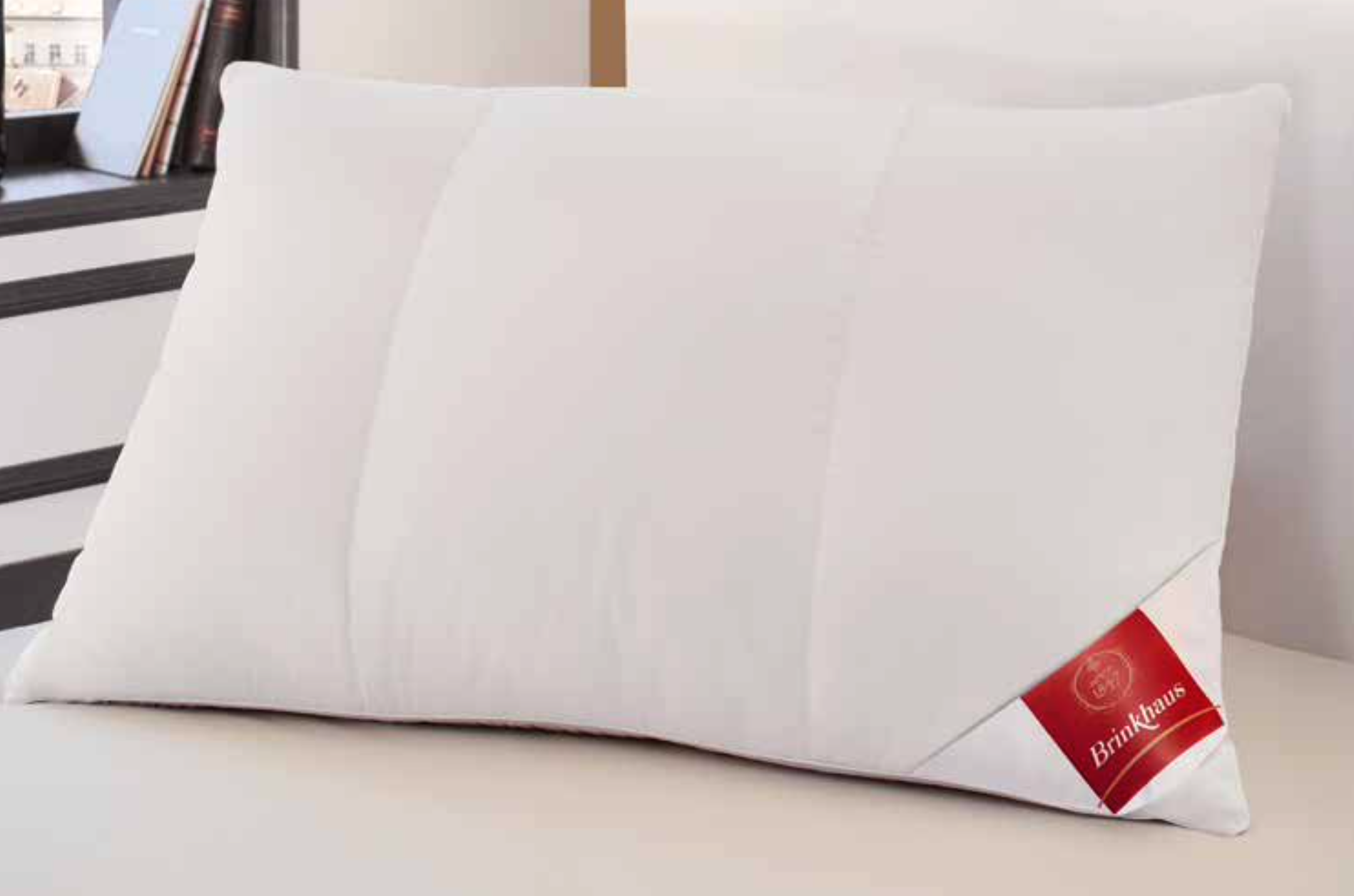 Brinkhaus Hoofdkussen RUBY ( Nieuwe witte ganzendons en veren )