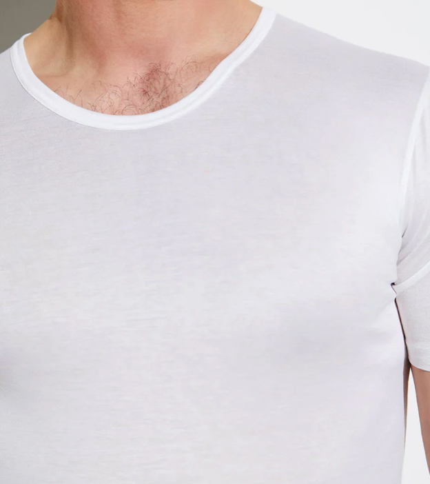 Zimmerli 252, Men, ROYAL CLASSIC , T-SHIRT SS ( Knitted single jersey, double mercerized. ) ( 100% Egyptian cotton )