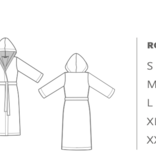 Abyss Hooded bathrobe ALEX : 100% Egyptian Giza cotton - Extra long threads / 500 g/m²