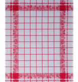 Le jacquard francais Keukenhanddoek aardbeien  60/80  (  Per 4  stuks ) 100 % katoen )