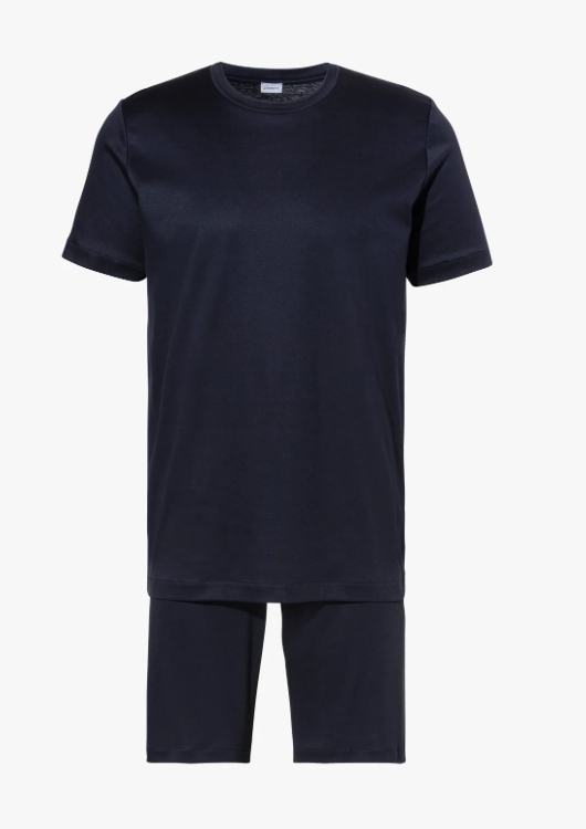Zimmerli Pyjama court pour homme / 100 % coton Sea Island