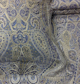 Piet Nollet Plaid en coton (motif cachemire, 100 % satin de coton égyptien peigné)