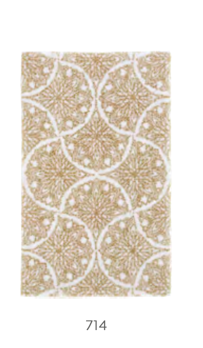 Habidecor  Tapis de bain ALAMBRA (98 % coton égyptien - GIZA / fil long / 1 % acrylique / 1 % lurex) - 2200 g/m²