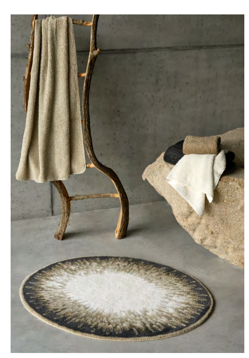 Habidecor  Tapis de bain ATOM (98 % coton égyptien - GIZA / fil long / 1 % acrylique / 1 % lurex) - 2200 g/m²