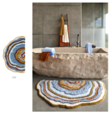 Habidecor  Bath rug CELORA ( 80% Egyptian cotton - GIZA / long thread / 13% Acrylic / 7% Lurex ) - 2700 g/m2