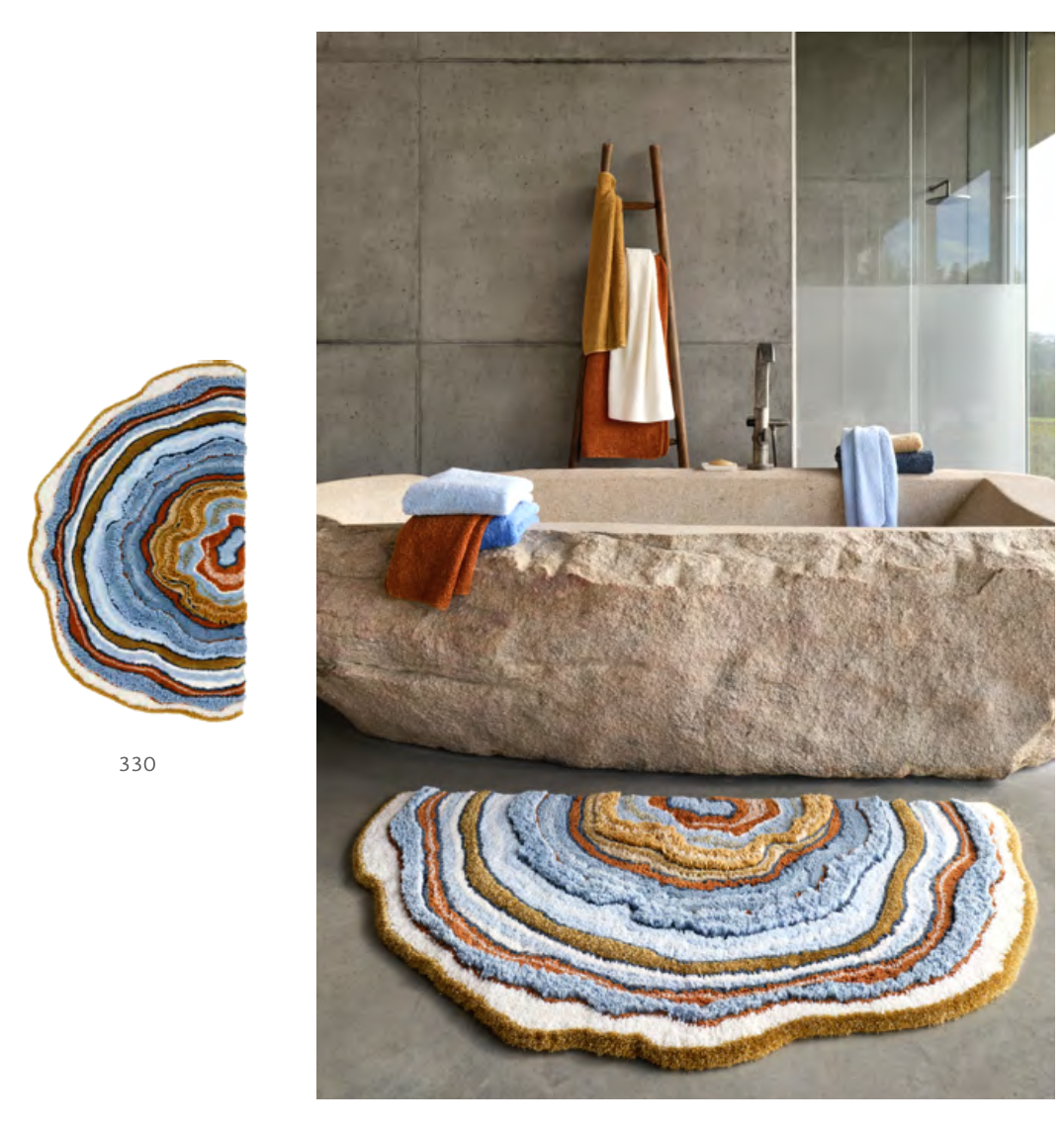 Habidecor  Bath rug CELORA ( 80% Egyptian cotton - GIZA / long thread / 13% Acrylic / 7% Lurex ) - 2700 g/m2