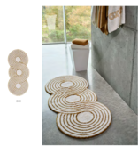 Habidecor  Tapis de bain INFINITY (90 % coton égyptien - GIZA / fil long / 5 % acrylique / 5 % lurex) - 2500 g/m²