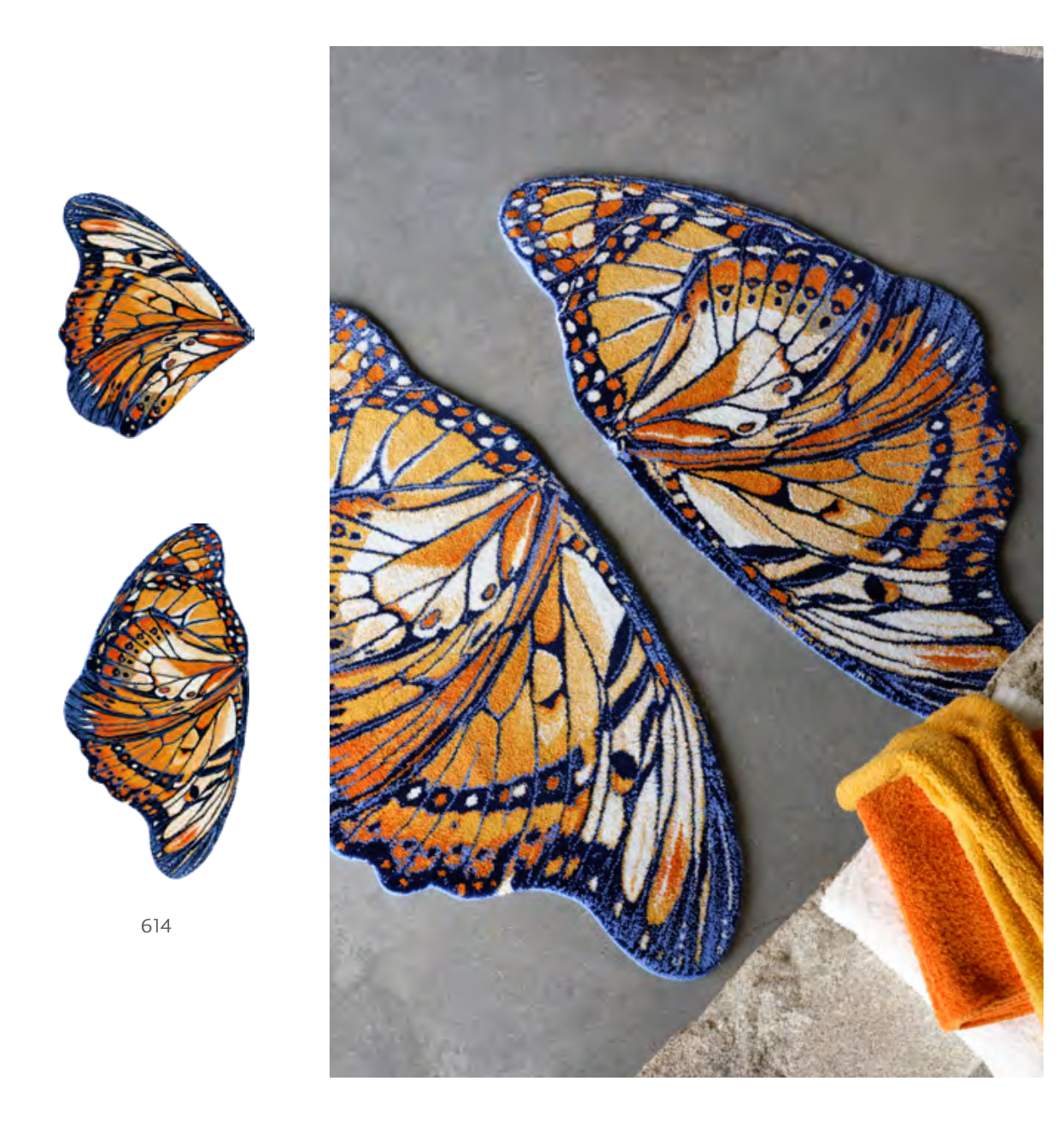 Habidecor  MARIPOSA Bath Rug ( 65% Egyptian cotton - GIZA / long thread / 35% Acrylic ) 1900 g/m²