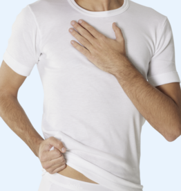 Dulcia T-shirt, Heren ,  korte mouw THERMO dralon, interlock ,  100 % Dralon  ( Per 2  stuks )