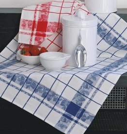 Le jacquard francais Kitchen towel strawberries 60/80 (4 pieces) 100% cotton)