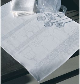 Le jacquard francais Kitchen towels white linen 60/80 cm (Per 4 pieces)