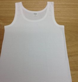 Navanda Shirt (white) without sleeves (AK. per 3 pieces) (Classic model) (100% cotton)