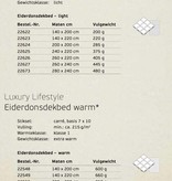 Brinkhaus EIDERDOWN Duvet ( = CUSTOM MADE, cannot be returned )