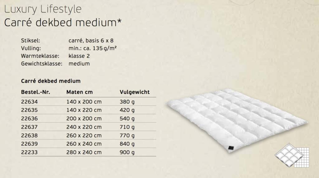 Brinkhaus Charme Duvet ( 100% new silver-white large-fluffed Canadian wild goose )