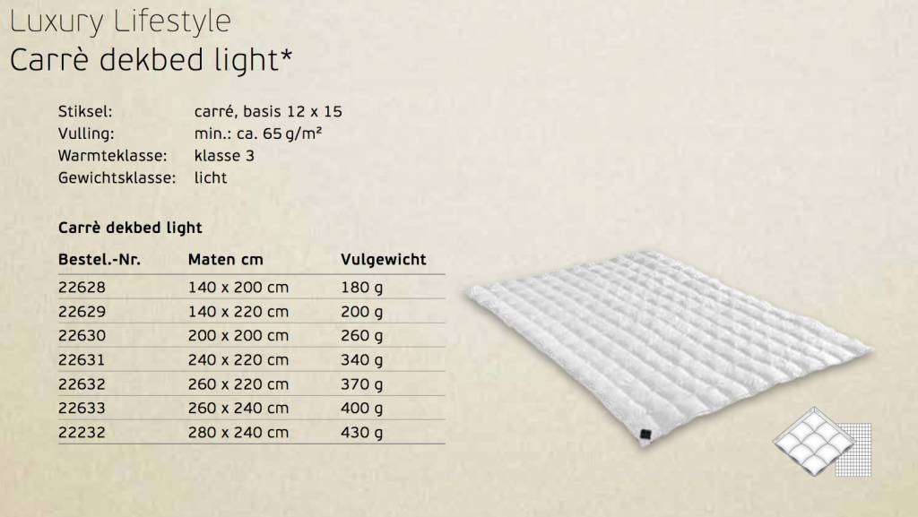 Brinkhaus Charme Duvet ( 100% new silver-white large-fluffed Canadian wild goose )