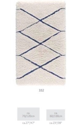 Habidecor Bath carpet HERITAGE, (75% combed cotton / 25% Acrylic) 2500 gr.m2