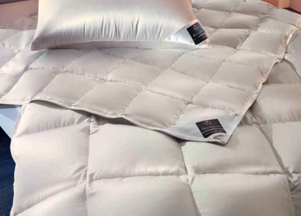 Brinkhaus Couette Arctic (Nouveau duvet de canard arctique blanc argenté) (100% duvet).