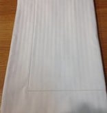 Piet Nollet Linge de lit rayure dessin blanc ( coton égyptien 300 fils )
