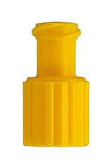 Kombiverschluss Stopfen gelb
