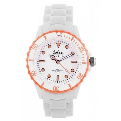 Colori Colori horloge White Summer oranje 5-COL017