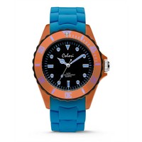 Colori Colori Horloge Colour Combo blauw/oranje