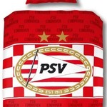 PSV Dekbed psv rood/wit: 140x200/60x70 cm