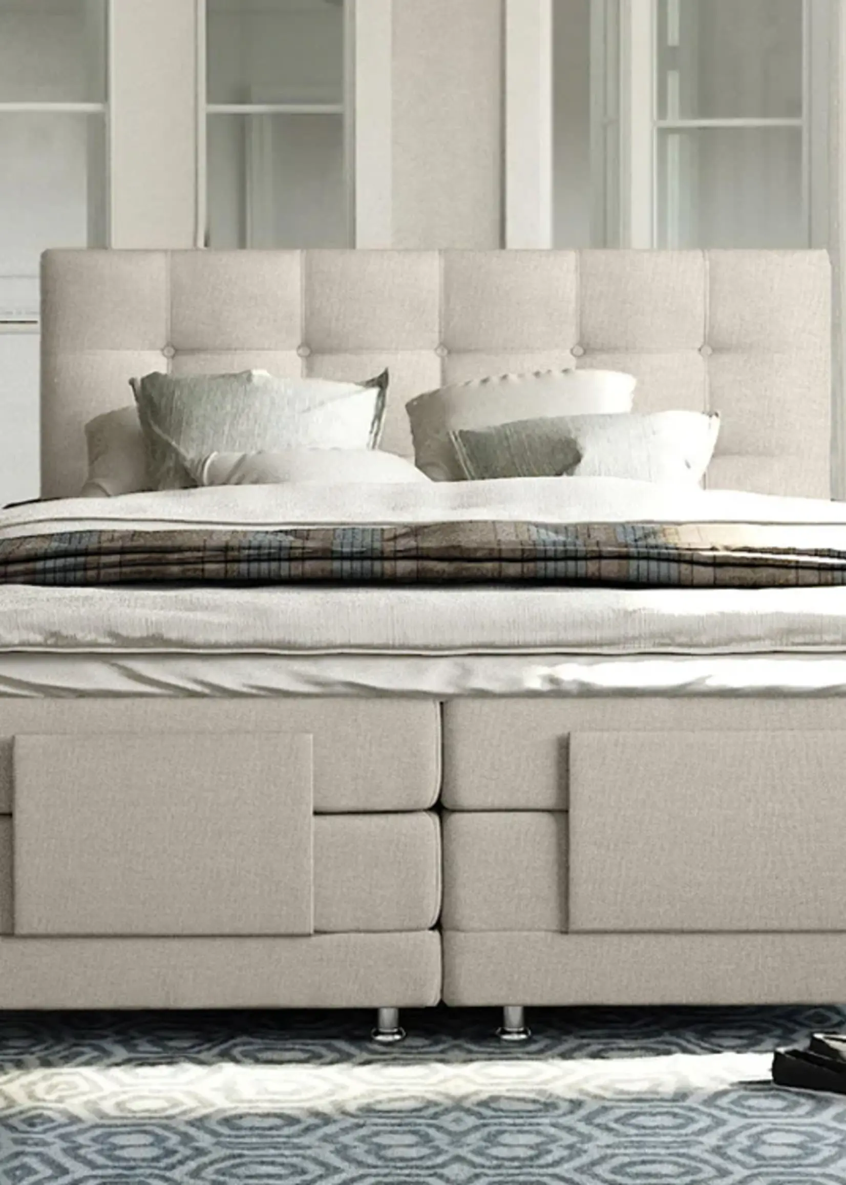 Novio Novio Dreamer DeLuxe Elektrische boxspring Beige