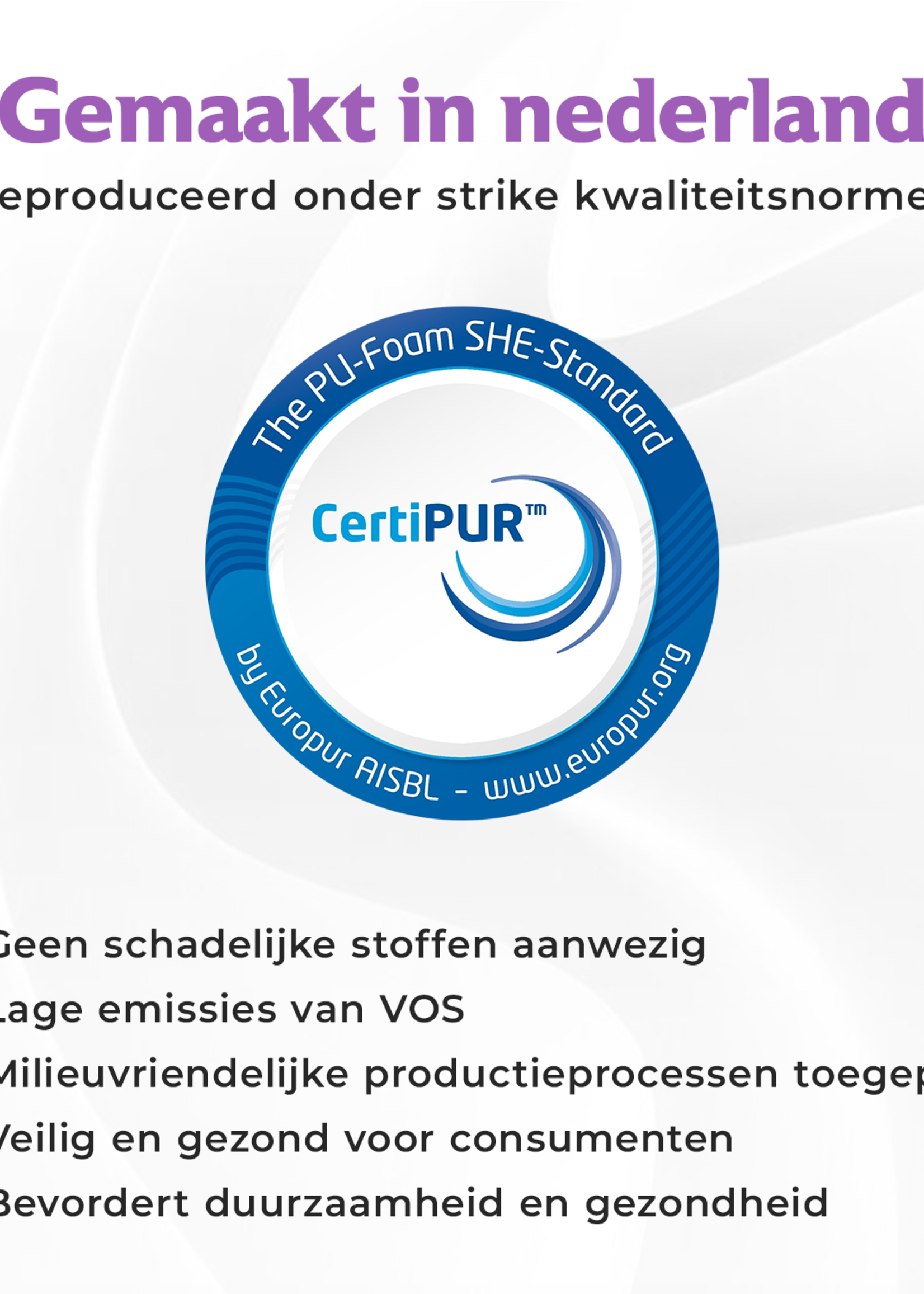 Densi Densi - MO2 - Matras - 20CM - Traagschuim - Afritsbare hoes - Premium hotelkwaliteit