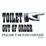 Magneet Toilet Out Of Order