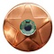 Babouche Baboos Babouche Baboos Drukker Ster Groen rose/gold